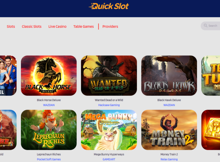 QuickSlot Casino Slots Section