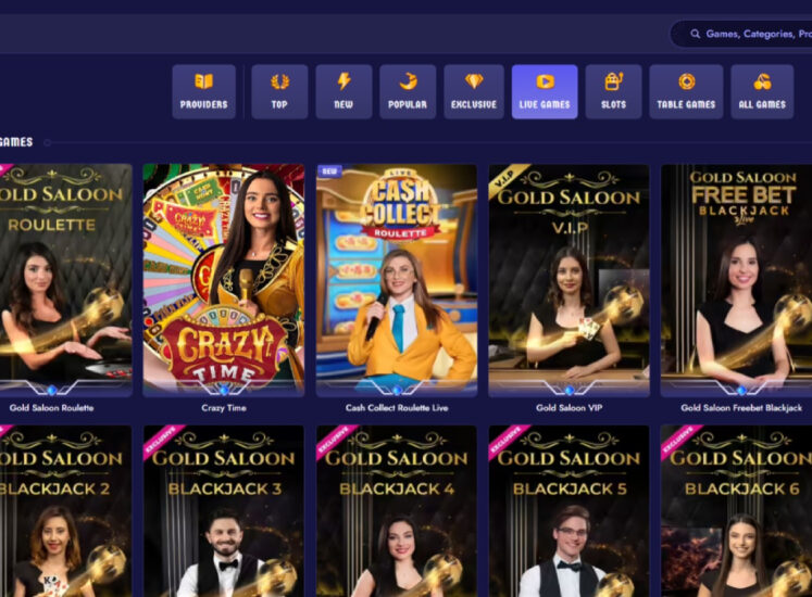 ZeusWin Casino Live Dealer Games Section