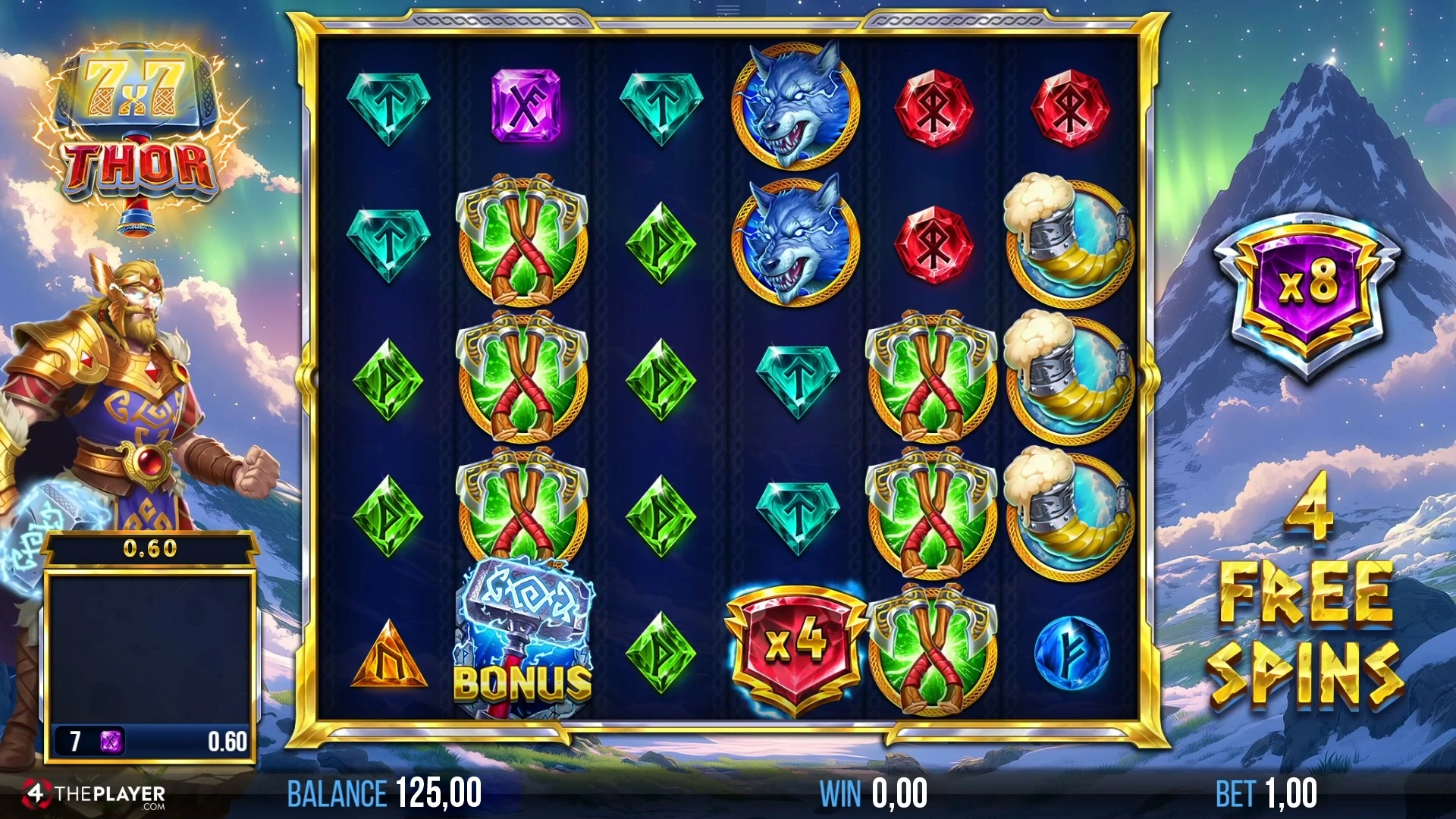 7x7 Thor Casino Slot