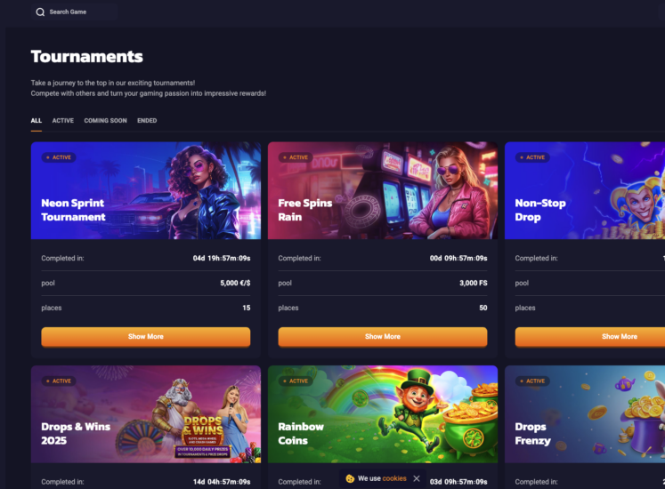 RetroBet Casino Tournaments