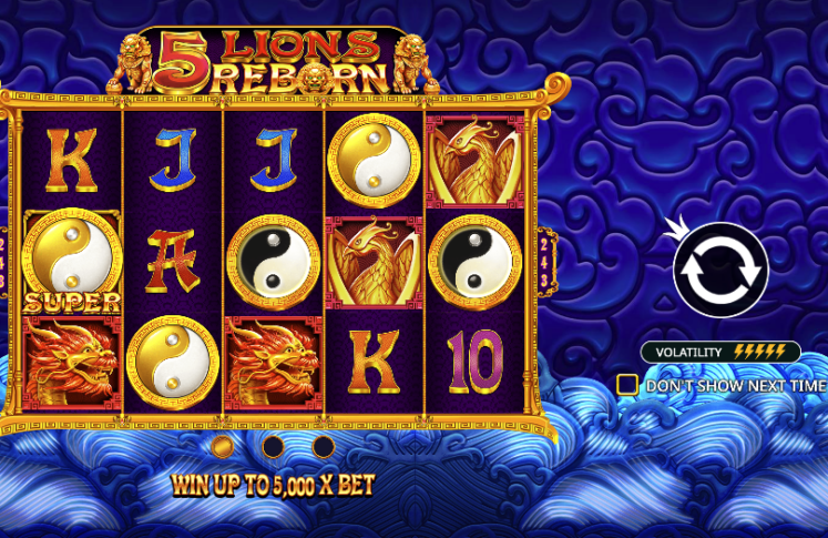 5 Lions Reborn Casino Slot