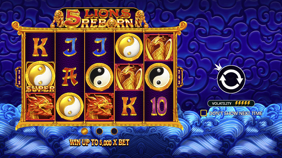 5 Lions Reborn Casino Slot