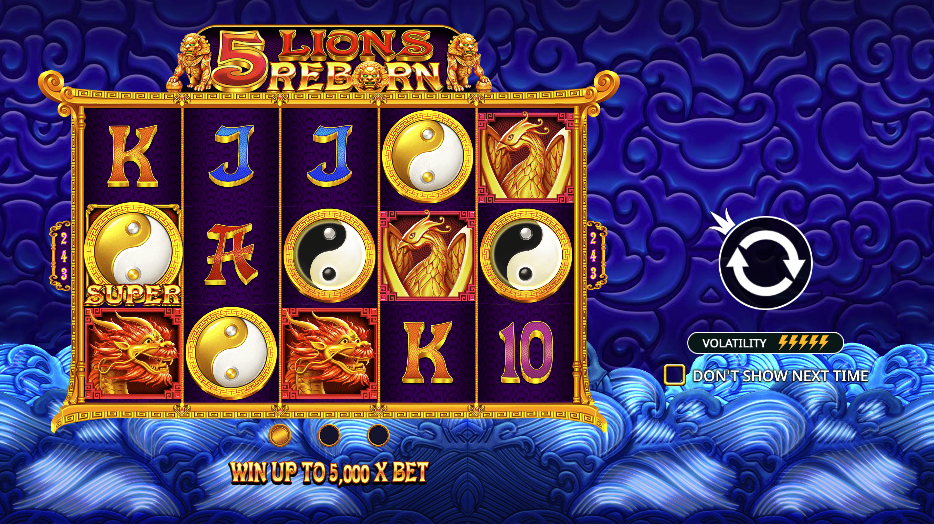5 Lions Reborn Casino Slot