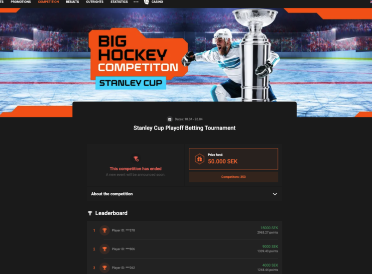 GGBet Competition Page