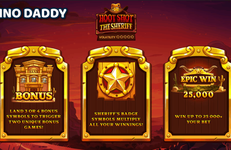 Hoot Shot The Sheriff Casino Slot