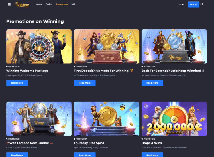 Winning.io Bonus Page