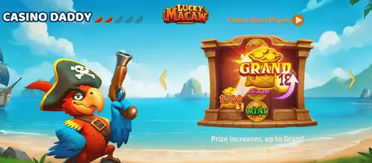 Lucky Mackaw TaDa Gaming