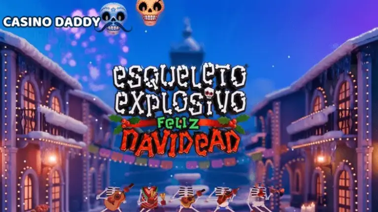 Esqueleto Explosivo Feliz Navidead