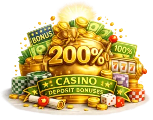 200% Casino Deposit Bonuses