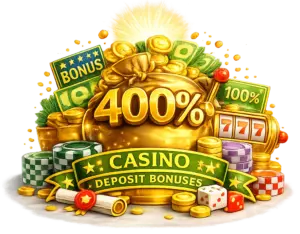 400% Casino Deposit Bonuses