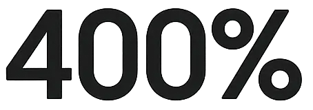 400% Deposit Bonus