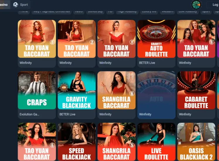 Tower Bet Live Casino