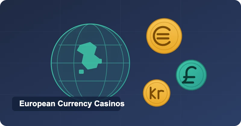 European currency online casinos accepting EUR, GBP and SEK
