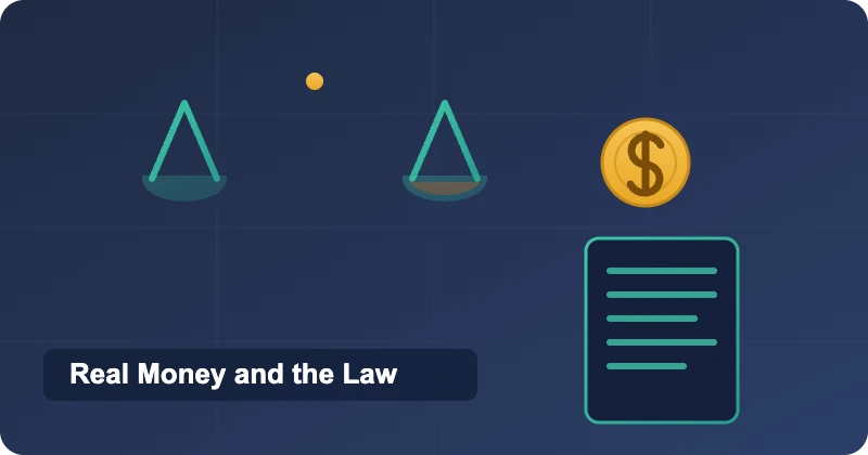 Playing for real money in your local currency and the law