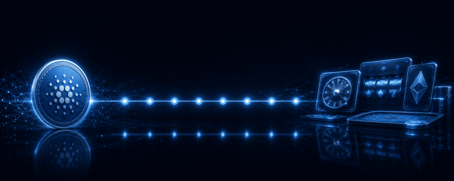 How Cardano casinos work, a fee that stays the same whatever the network is doing