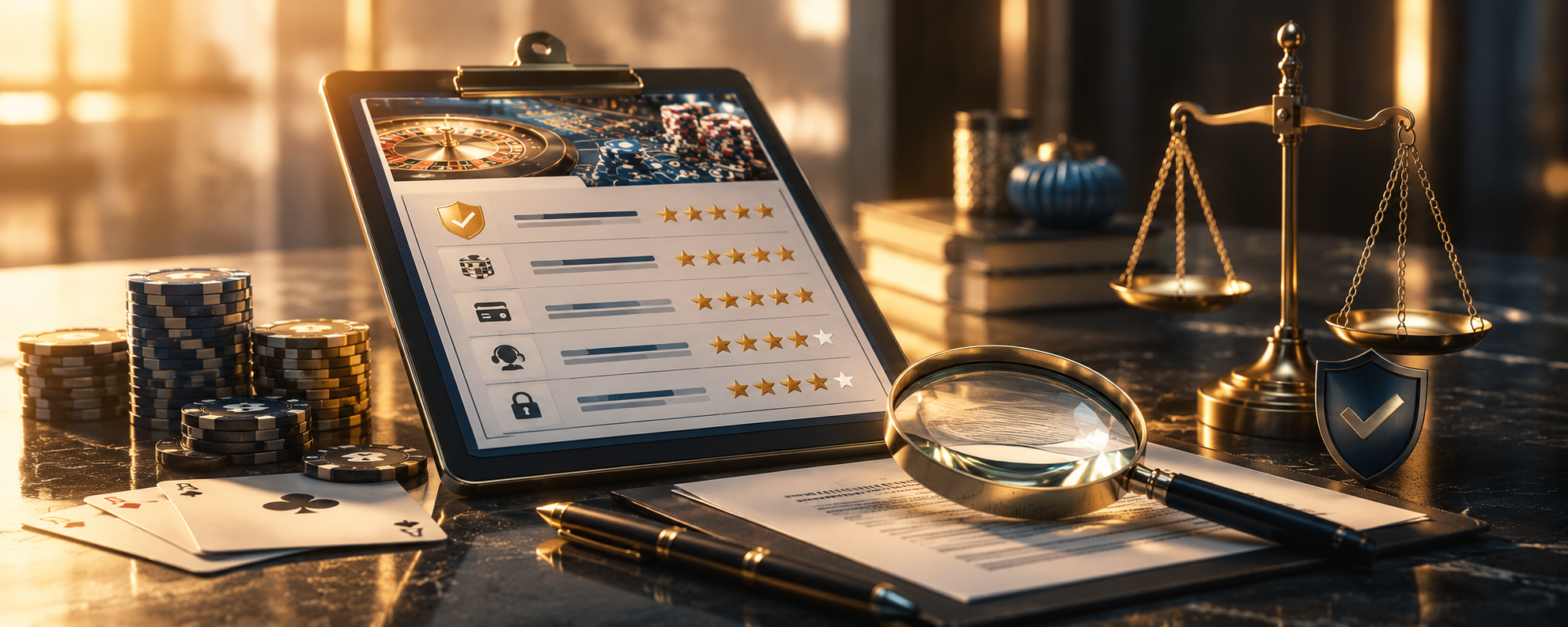 Our casino testing and ranking process