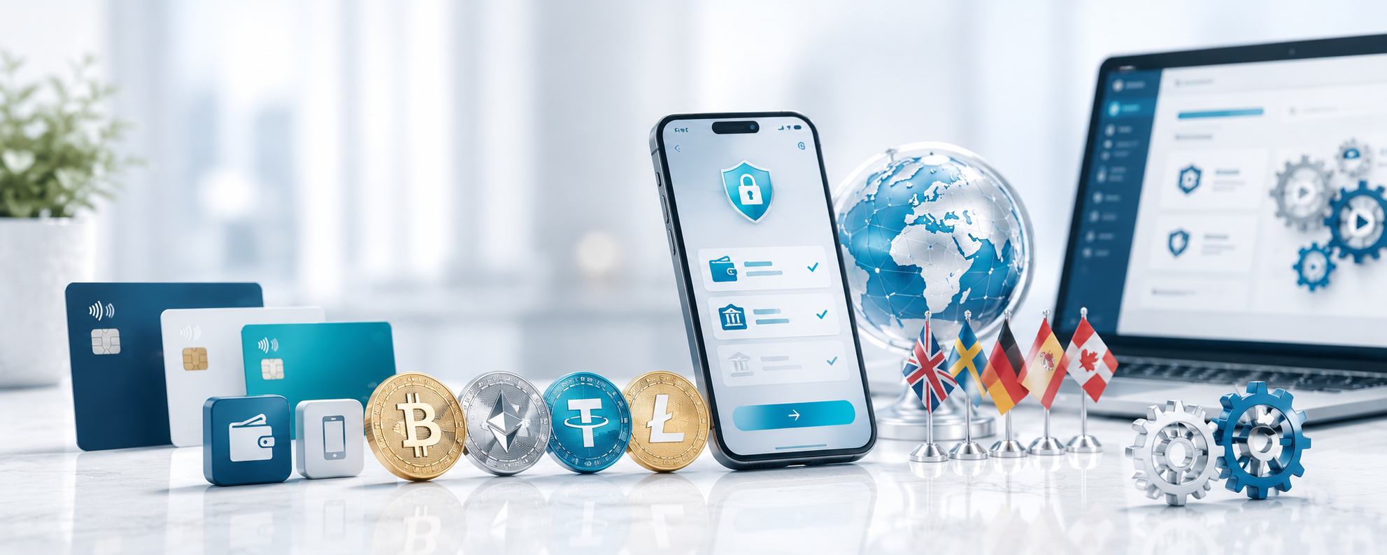 Payments, software providers and language support