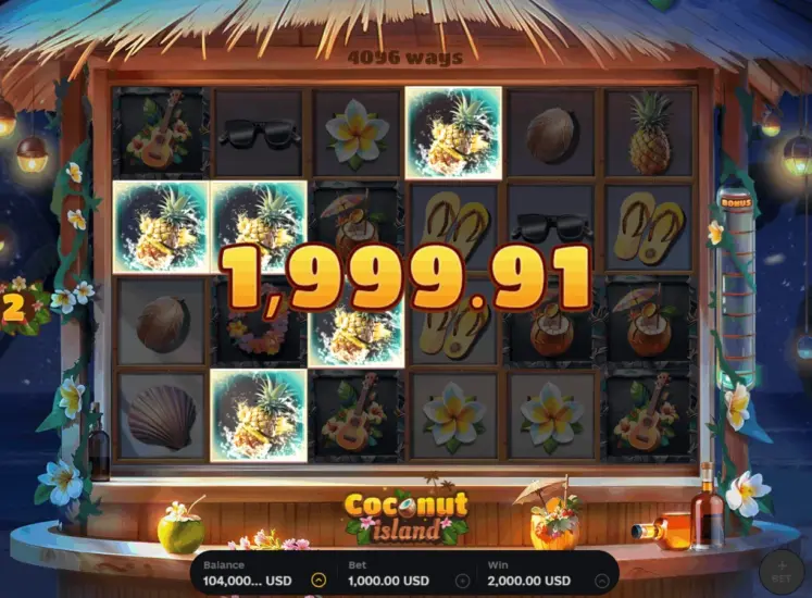 Coconut Island bonus