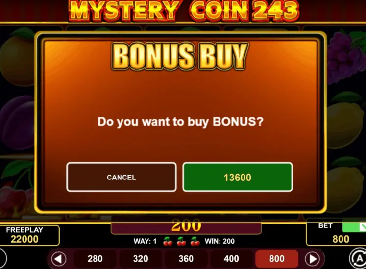 bonus buy