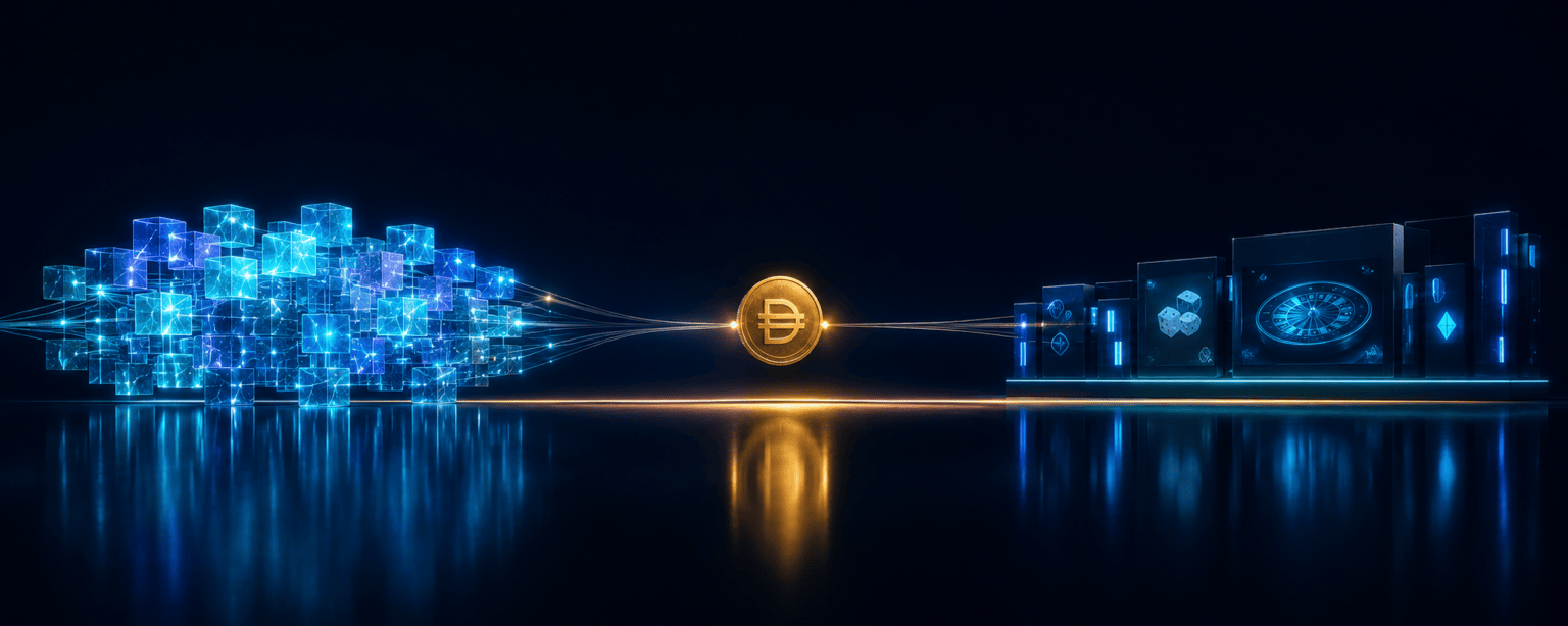 How Dai casinos work, a stablecoin held up by collateral rather than a company