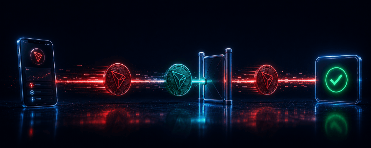 Depositing at Tron casinos, sending TRX rather than a token on the same chain