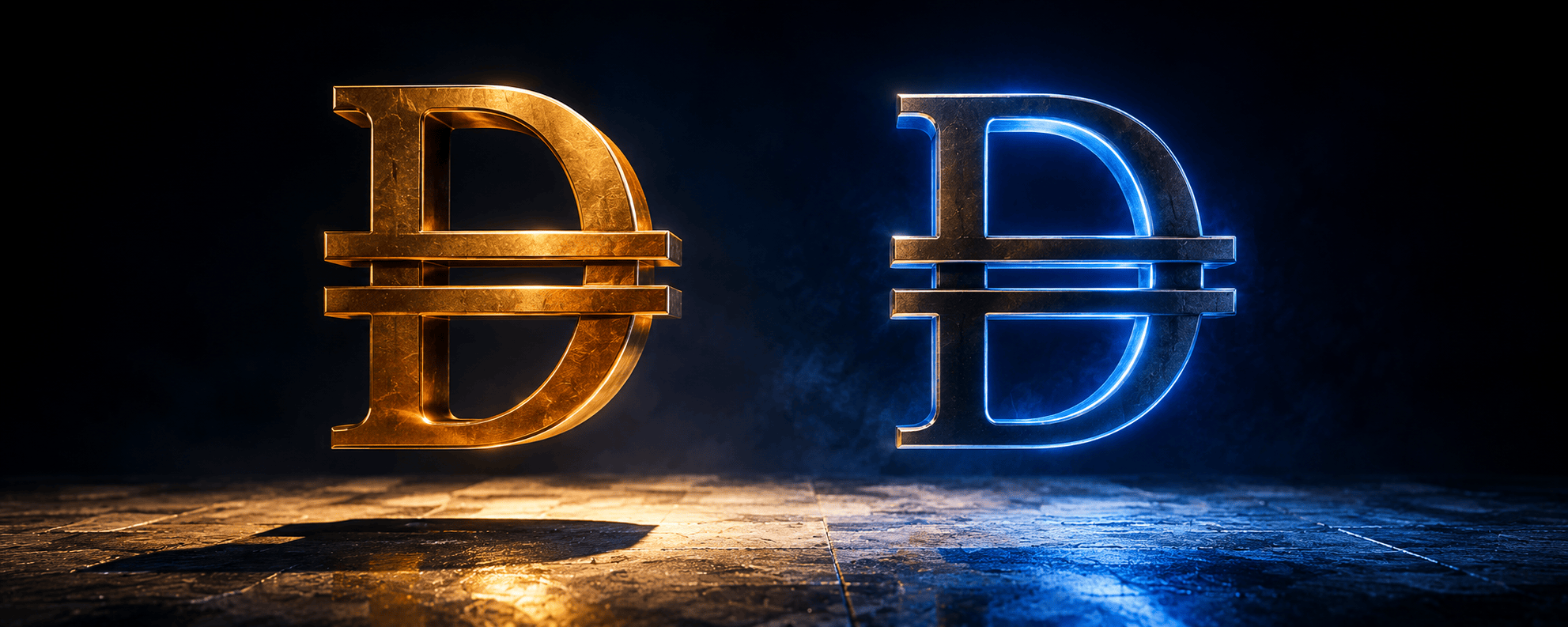 A real dirham account compared with a converted one