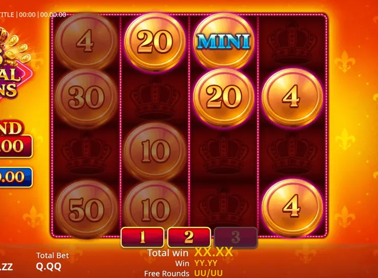 16 Royal Coins Bonus Game