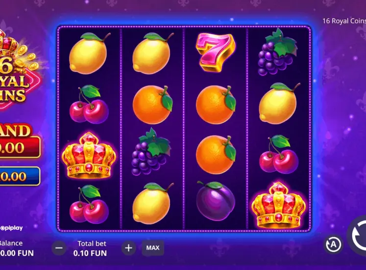 16 Royal Coins Gameplay