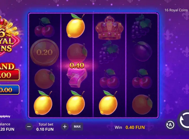 16 Royal Coins Gameplay
