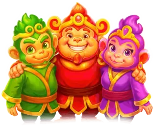3 Lucky Monkeys Hold & Win Character