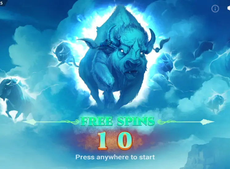 Buffalo Thunderstorm Free Spins