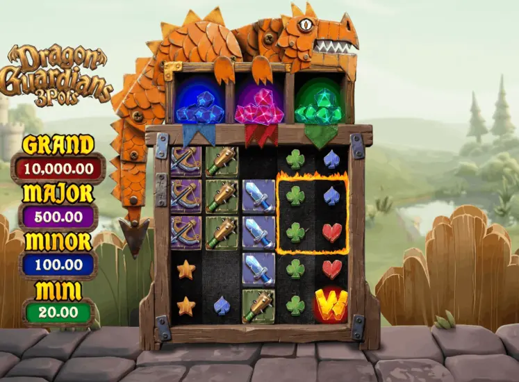 Dragon Guardian 3 Pots Main Gameplay