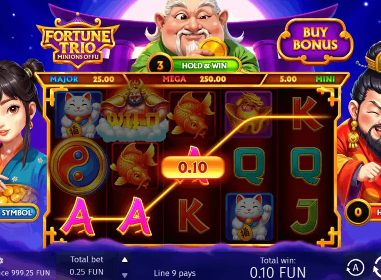 Fortune Trio: Minions Of Fu Win