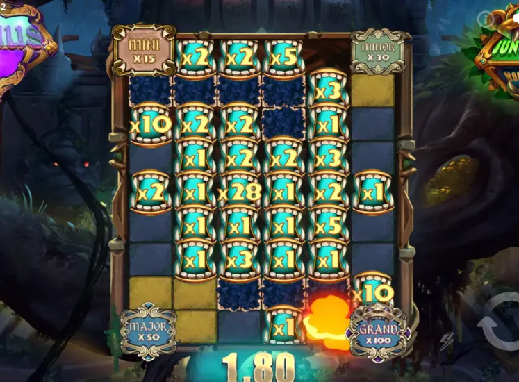 Jungle Quest Morph and Win bonus