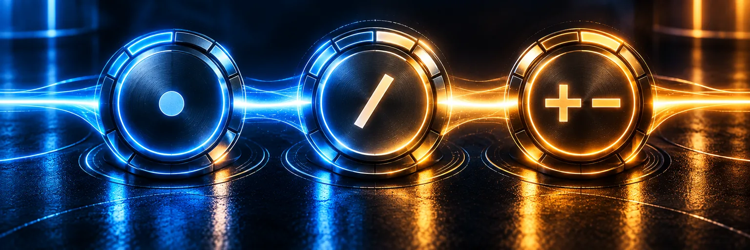 Three connected converter dials for decimal, fractional and American odds