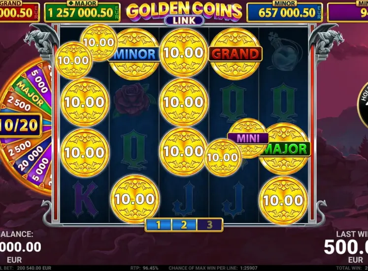 40 Vampire Beast Triple Boost Golden Coins Link jackpots