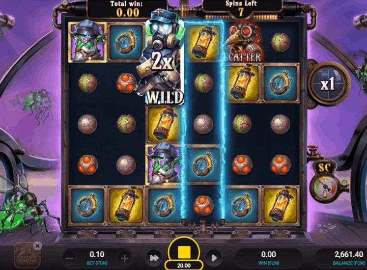 Cloudforge gameplay during eradication spins