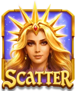 Divine Queen: Power of Sun Scatter Symbol