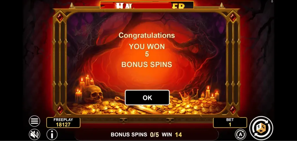 Golden Joker Halloween Bonus Spins