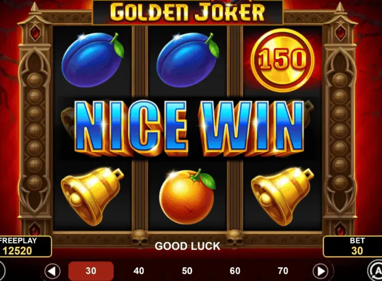 Golden Joker Halloween Nice Win