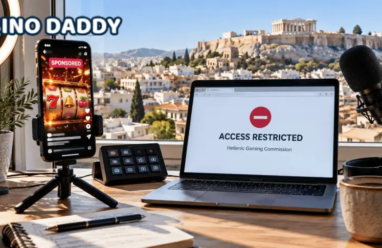 Greece illegal gambling influencers