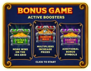 Pirate Coins: 3 Chests bonus game