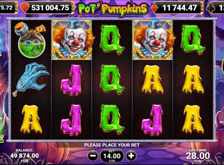 Pot o'Pumpkins Gameplay