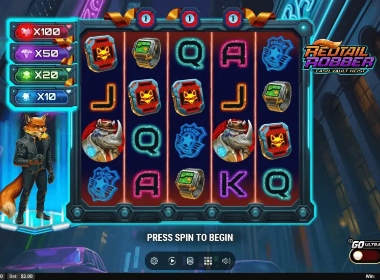 Redtail Robber Cash Vault Heist gameplay