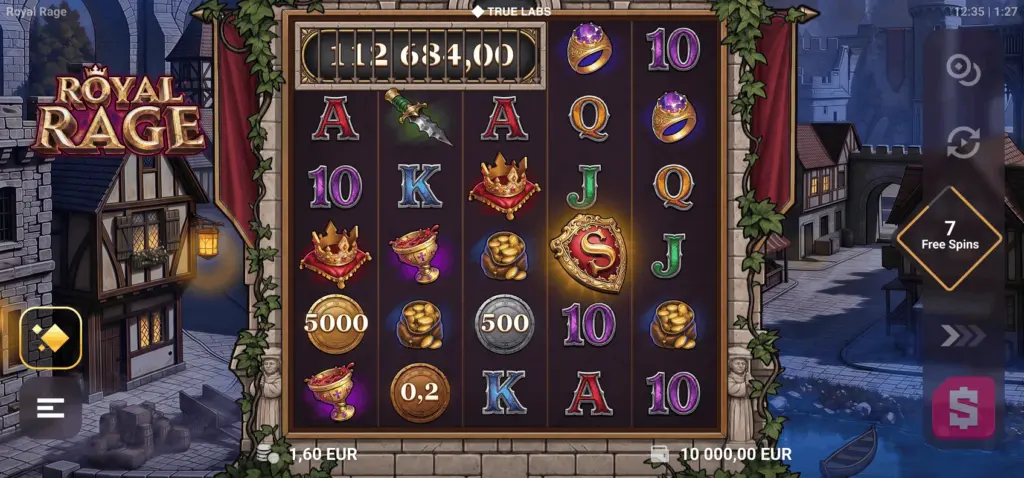 Royal Rage Bonus Game