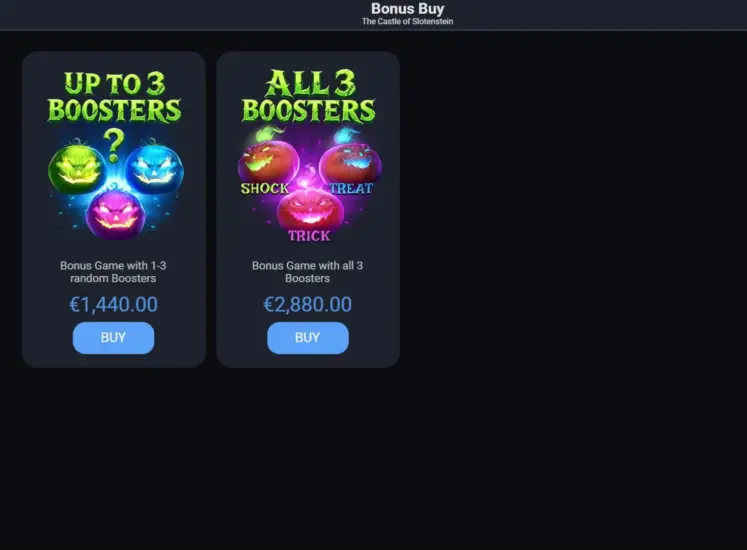 The Castle of Slotenstein bonus buy