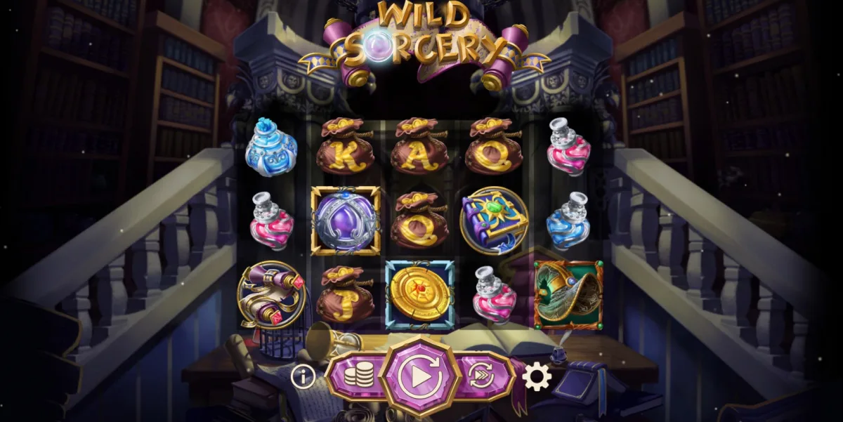 Wild Sorcery slot by OneTouch, magic themed 243 ways slot