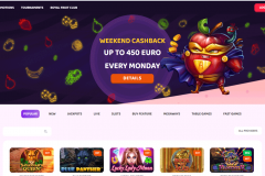 Berry Casino Home Screen