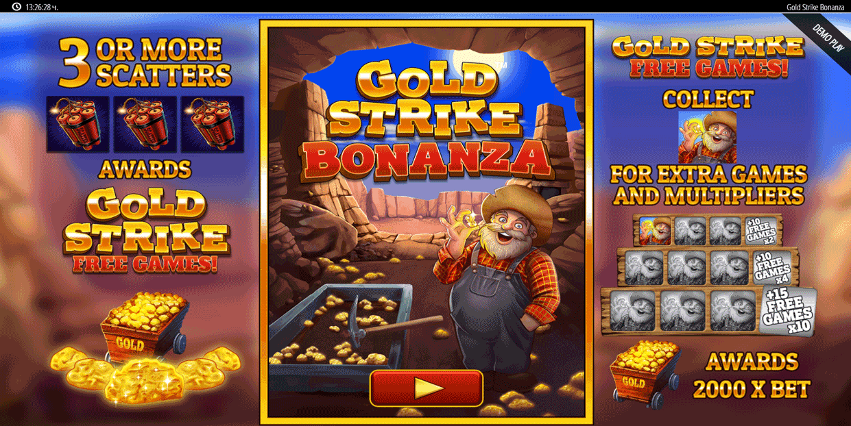 Gold Strike - Online Game - Play for Free