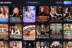 Kas.Casino Live Games Section